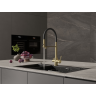 Смеситель для кухни CERSANIT ZEN золотой 68251